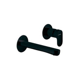 Parisi Linfa II Wall Basin Mixer with Spout Matt Black